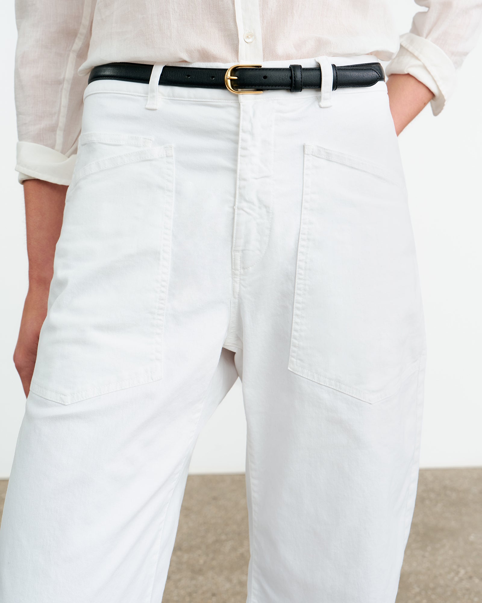 Shon, White, Hose