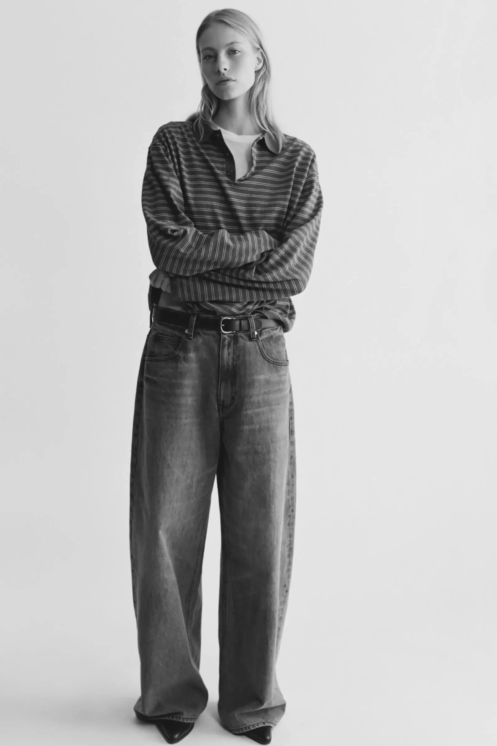 Nili Lotan, Terese, Ash Grey Wash, Jeans