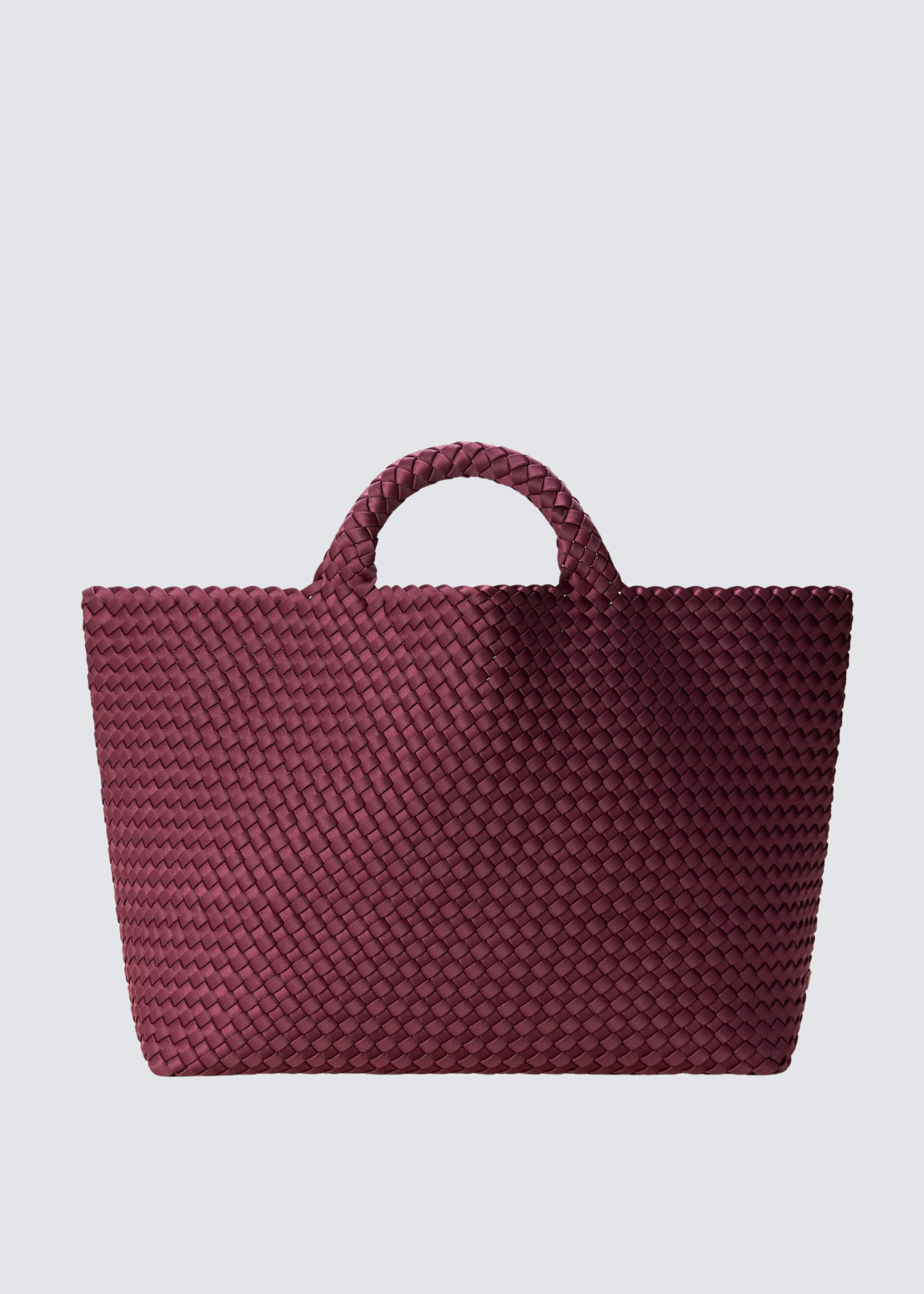 Naghedi weinrote große Tasche aus Neopren - Flatshot