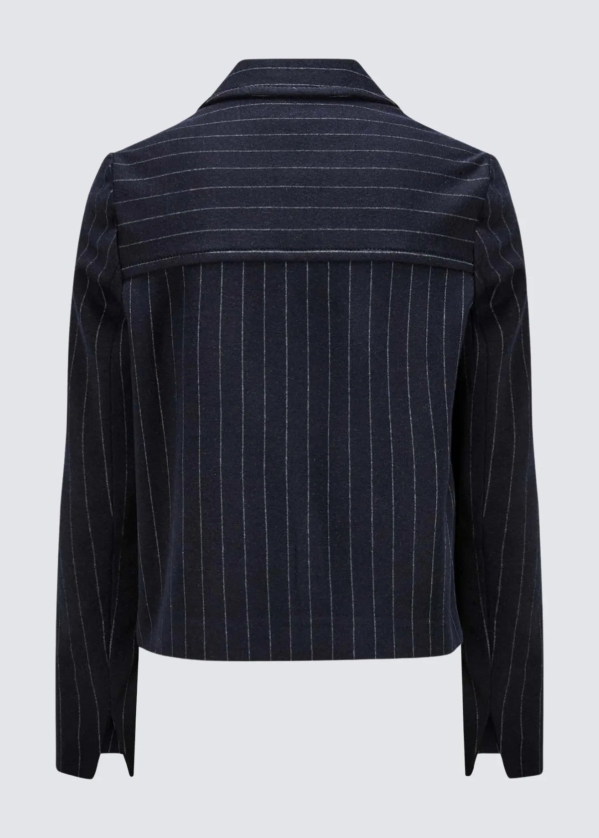 Odeeh, Flannel, Pin Stripe Navy, Blazer