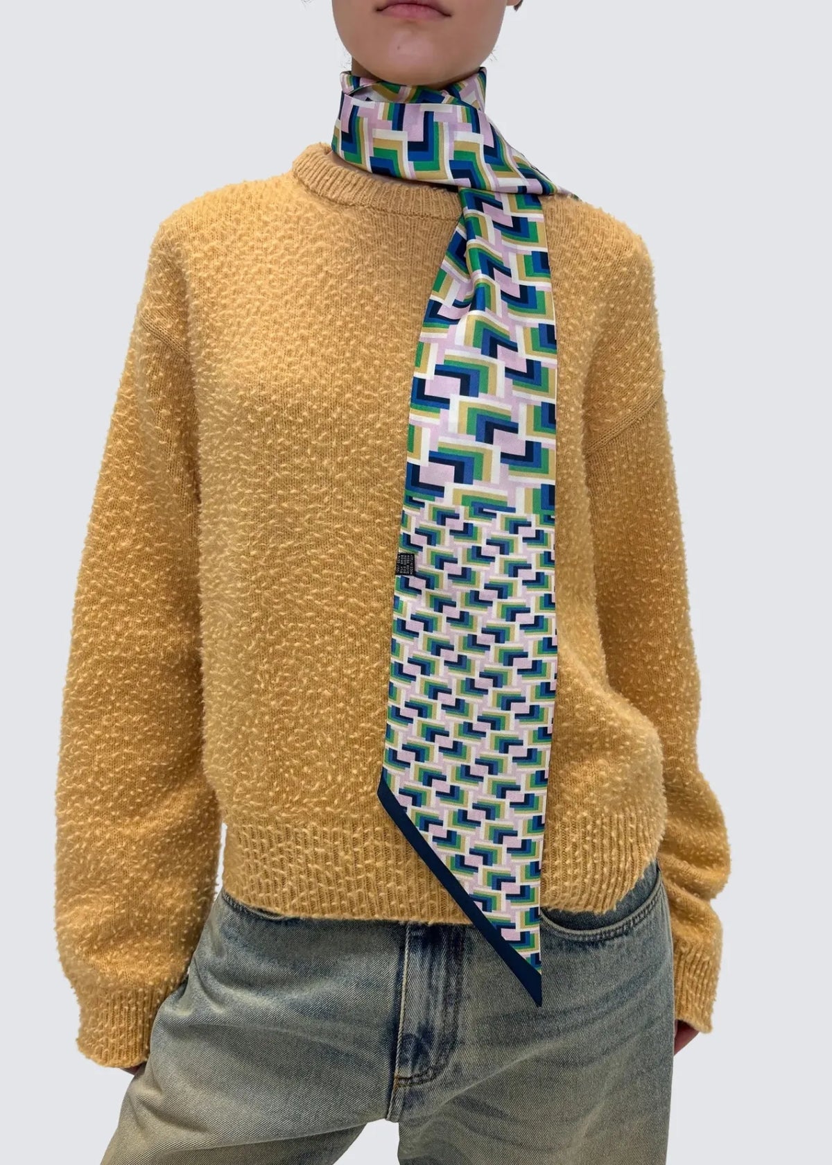 Odeeh, Frames, Teal, Seidentuch
