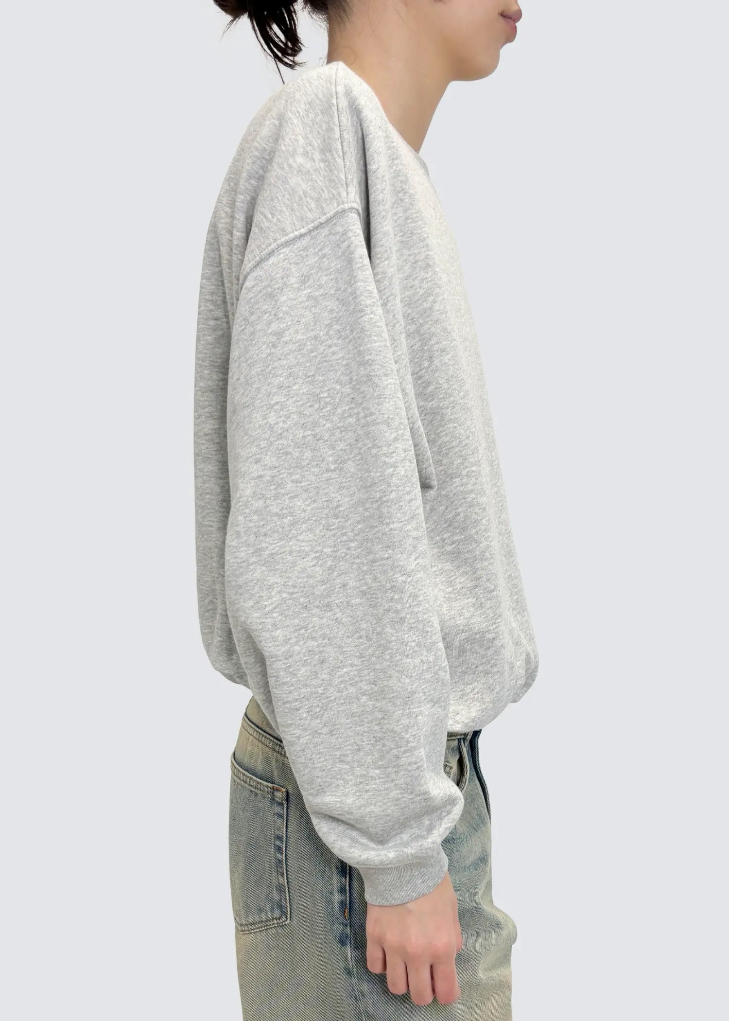 Odeeh, French Terry, Heather Grey, Sweater