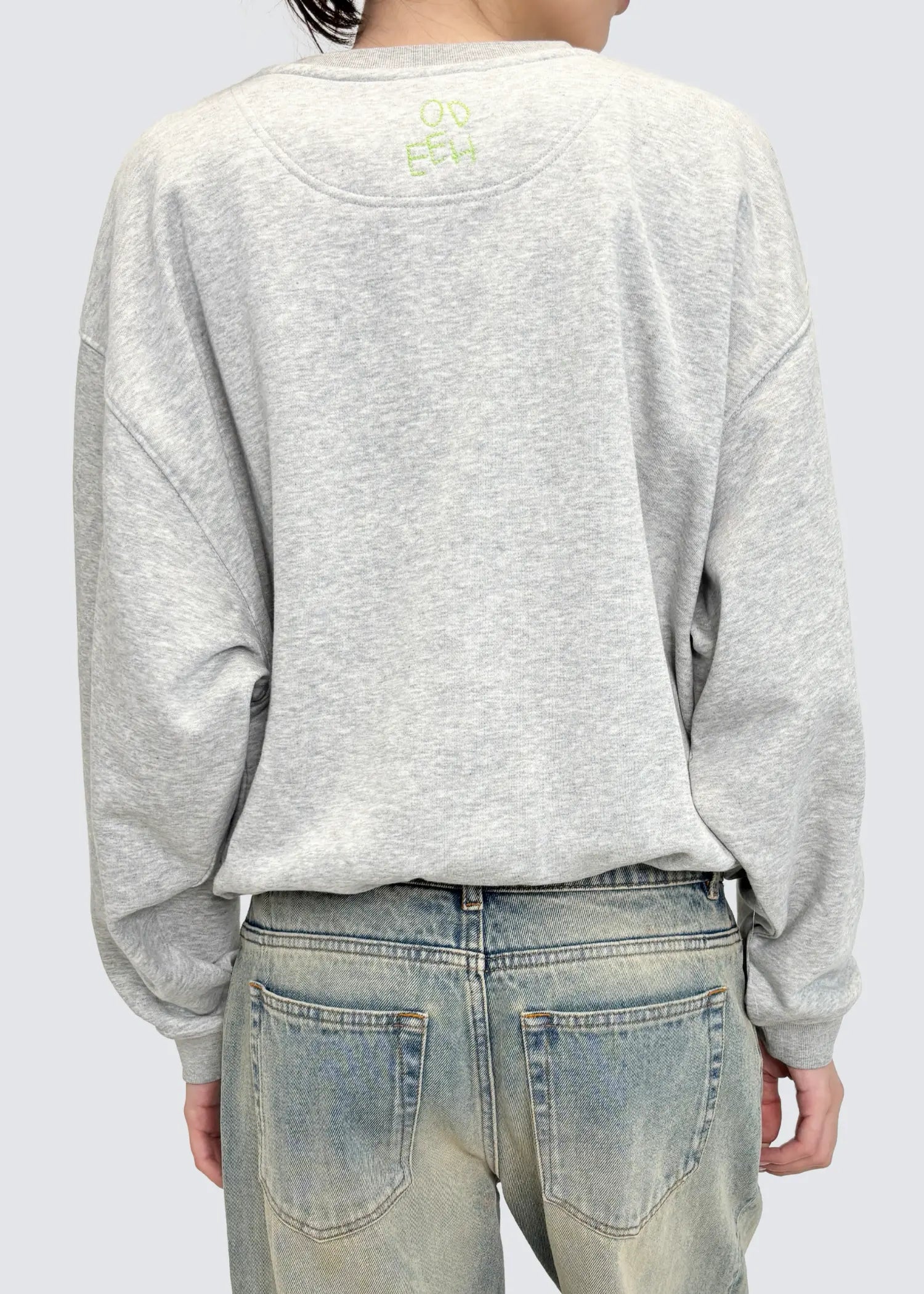 Odeeh, French Terry, Heather Grey, Sweater