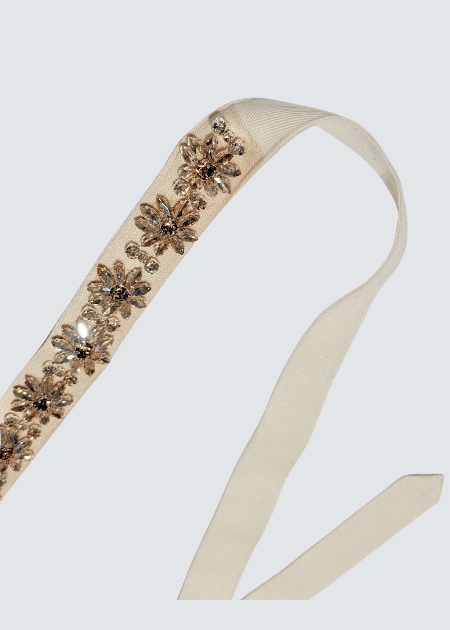 Odeeh, Rhinestone, Cream, Gürtel