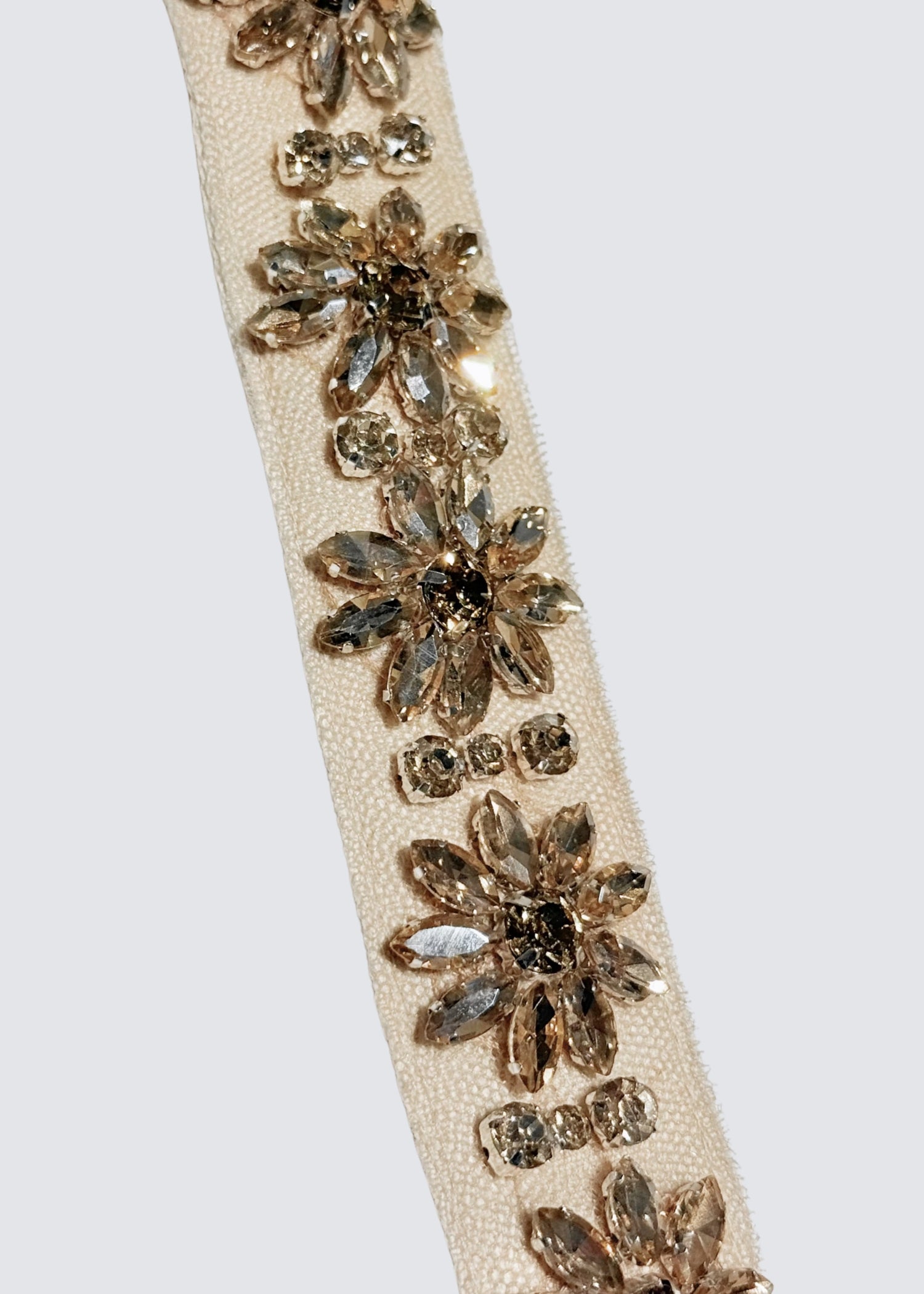 Odeeh, Rhinestone, Cream, Gürtel
