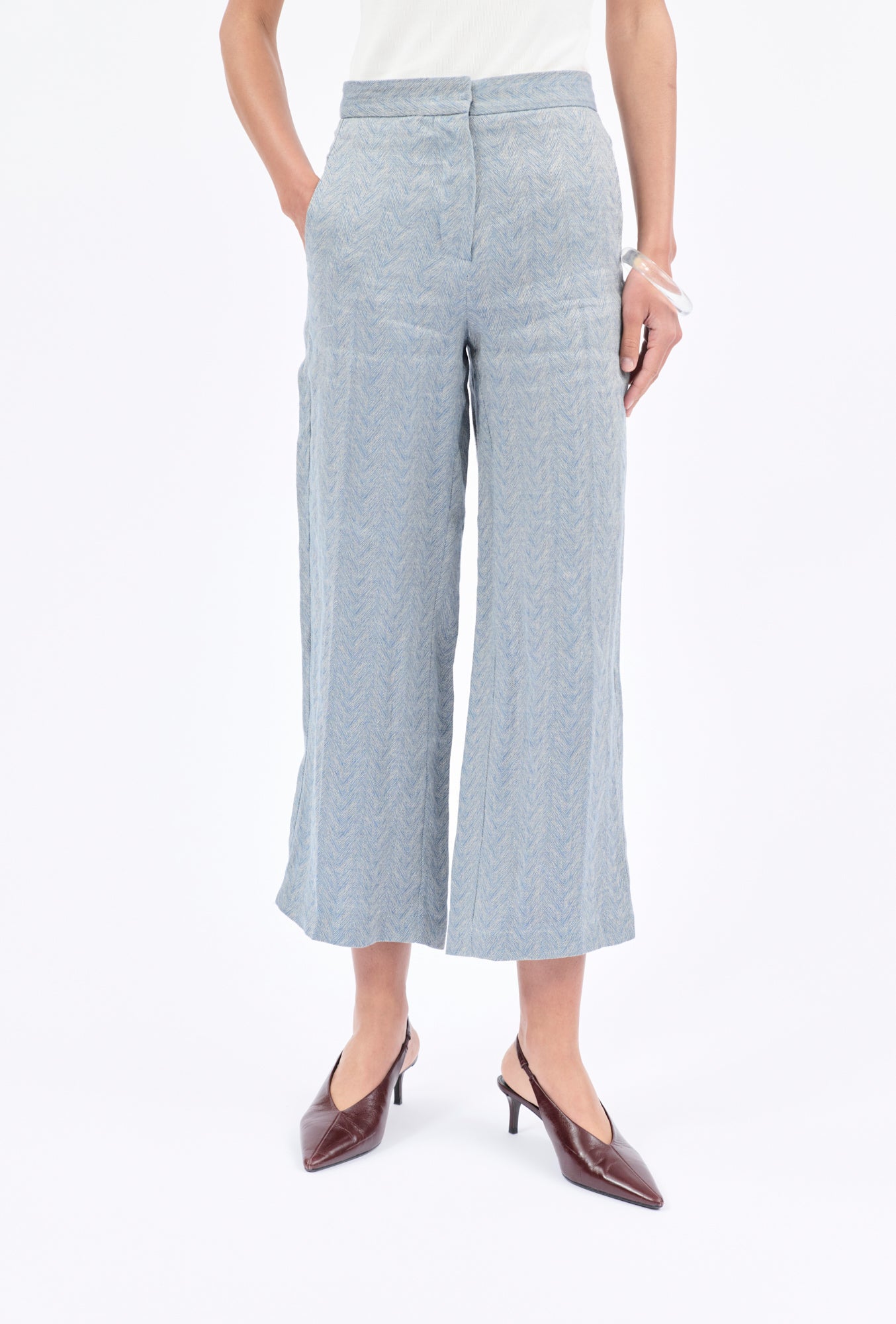 Odeeh, Fancy Herringbone, Foggy Blue, Hose