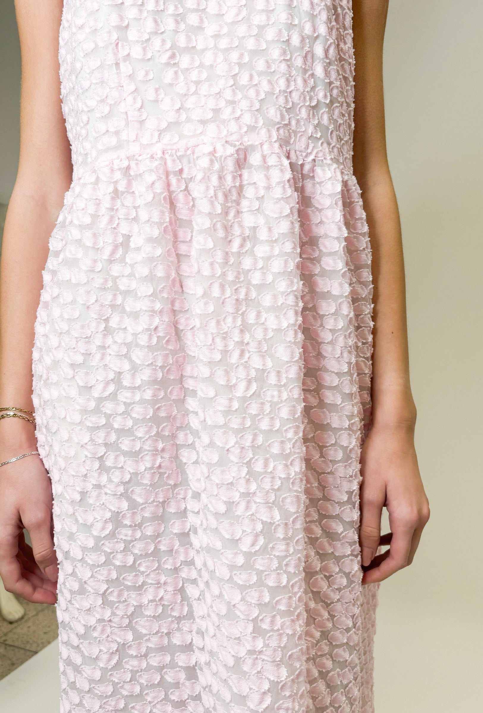 Odeeh, Fil Coupé Dots, Rose Petal, Kleid