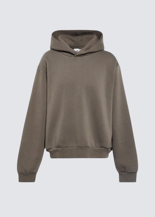 Oversized, Mud Grey, Hooded Sweatshirt