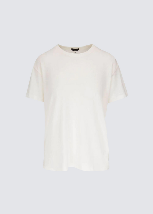 Boxy Seamless T, White, T-Shirt