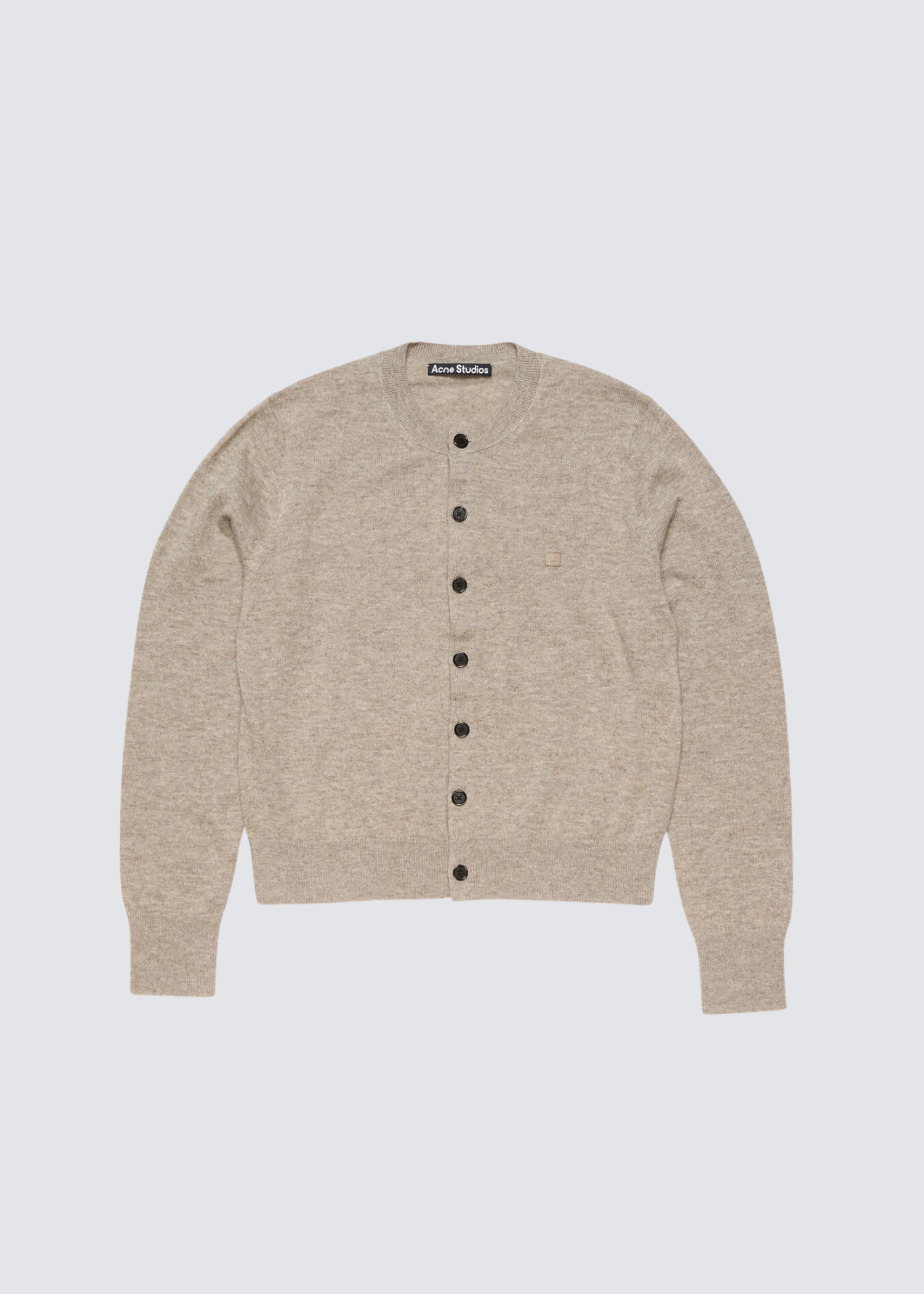 Acne Studios beiger Cardigan aus Wolle - Flatshot