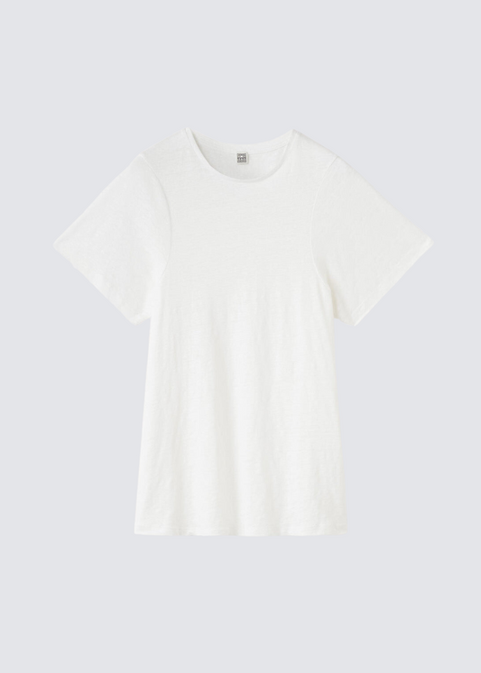 Curved White T-Shirt 