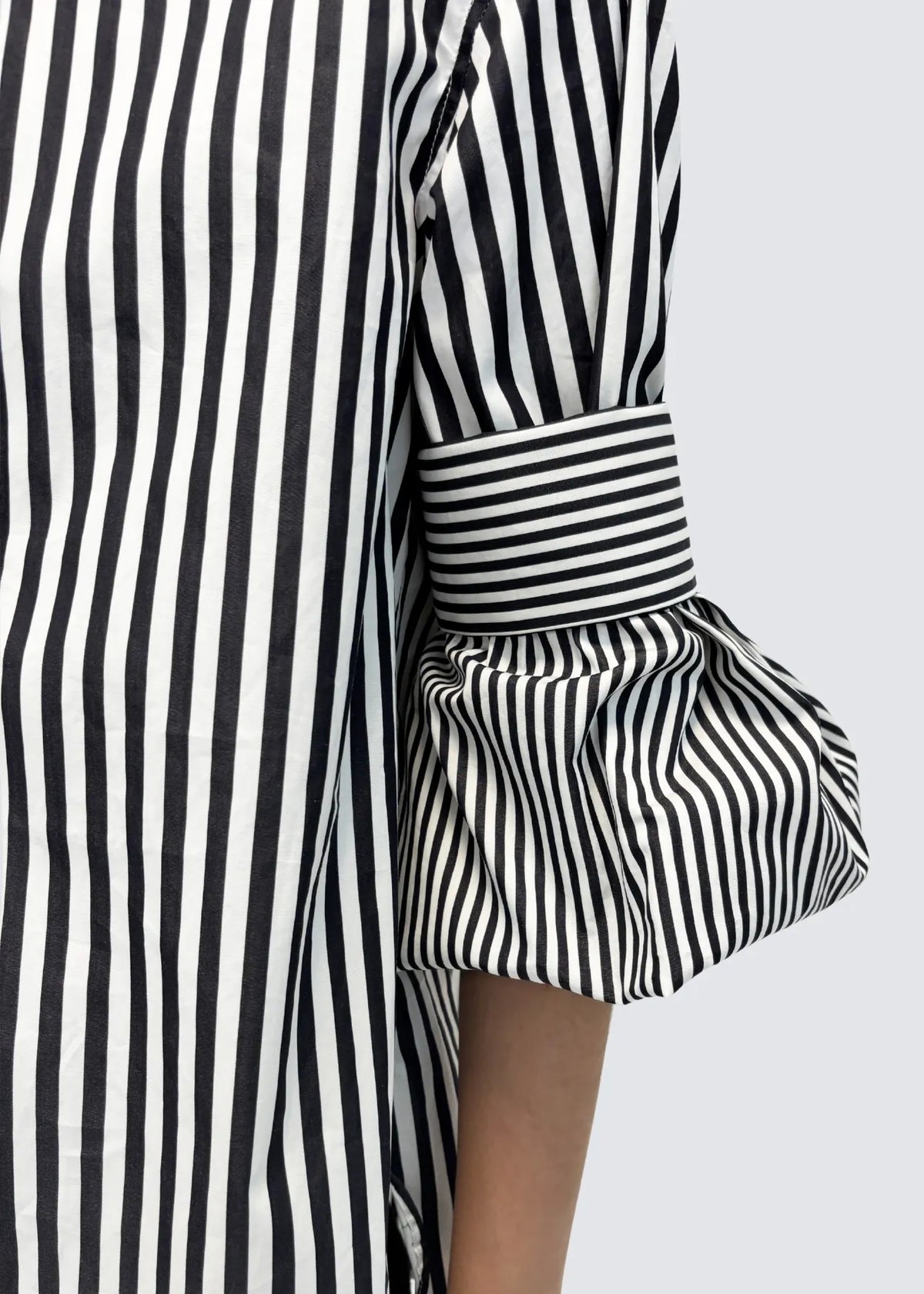 Odeeh, Roman Stripe, Black/White, Bluse