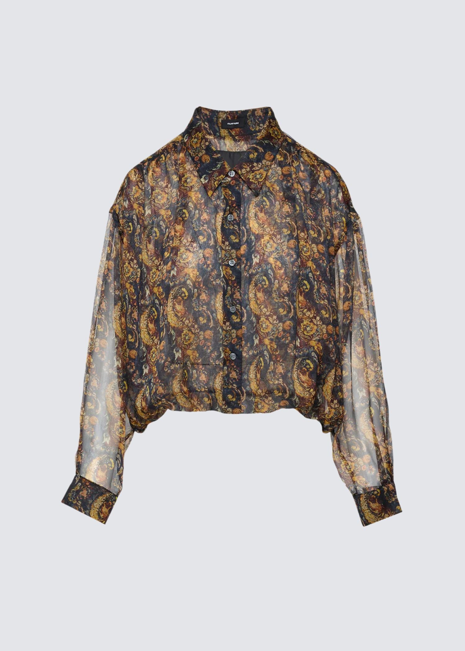 Bubble Shirt, Multicolor Paisley, Bluse