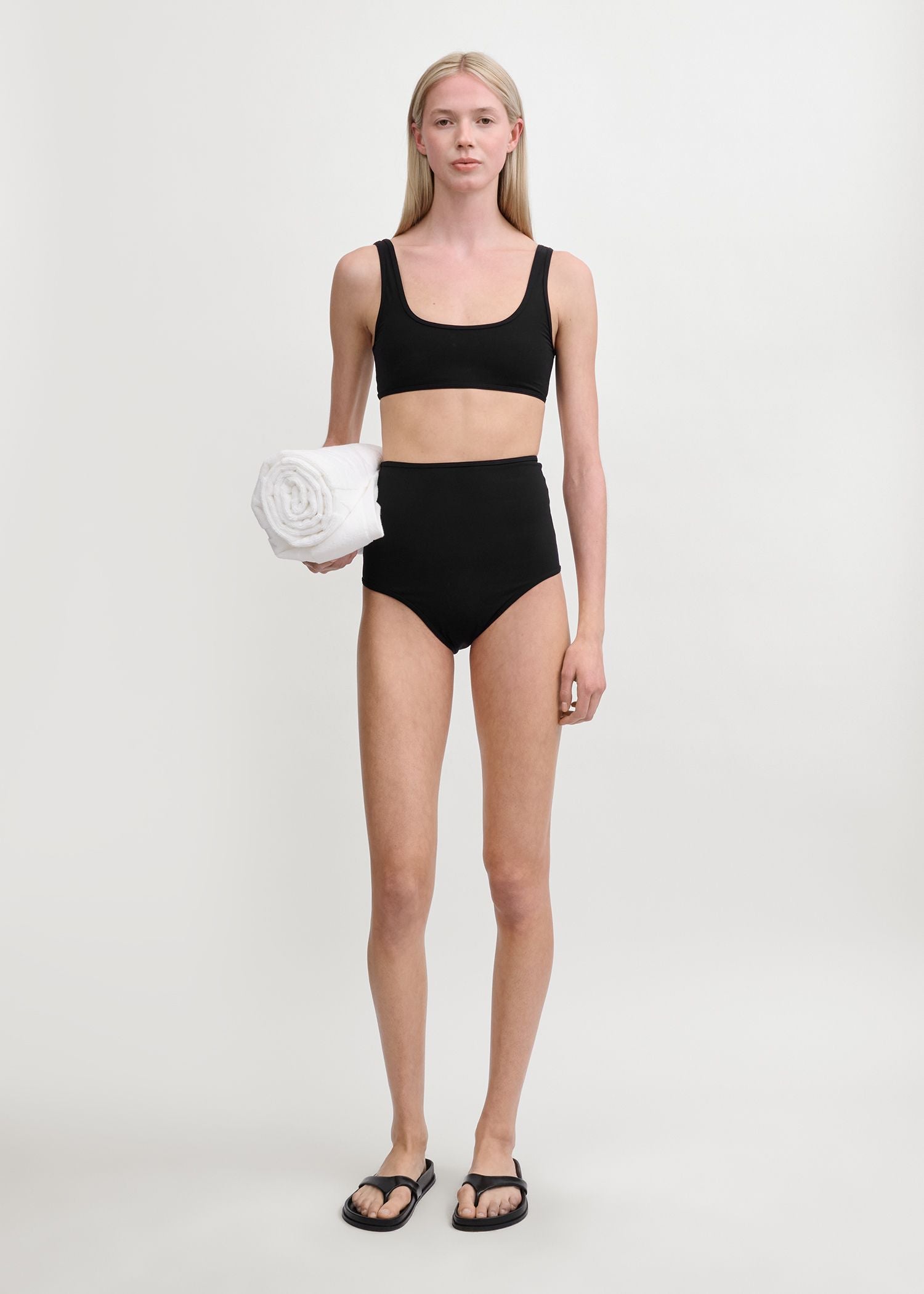 High Bikini, Black, Bikini Bottom