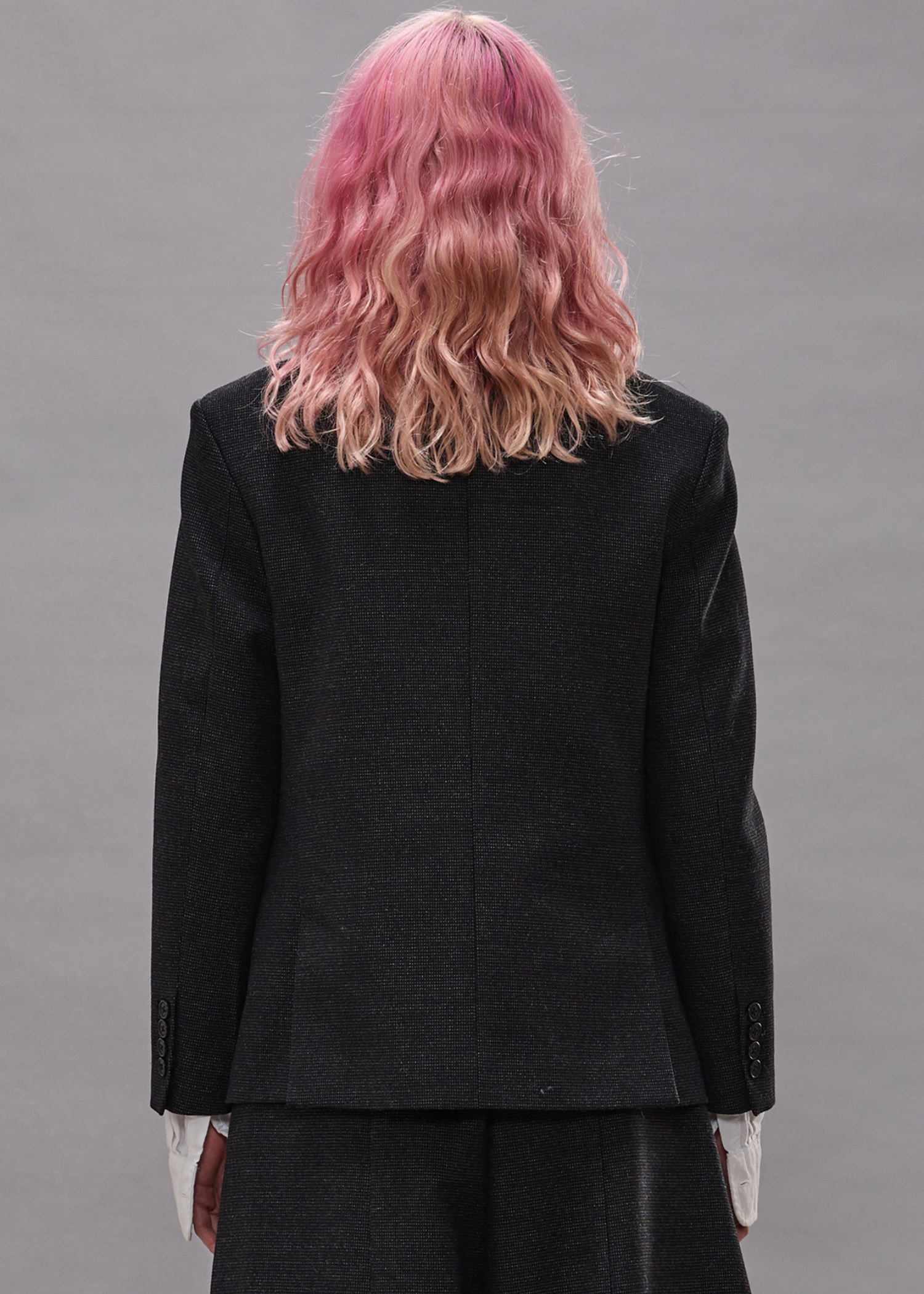 R13, Boyfriend Notch Lapel, Charcoal Grey, Blazer