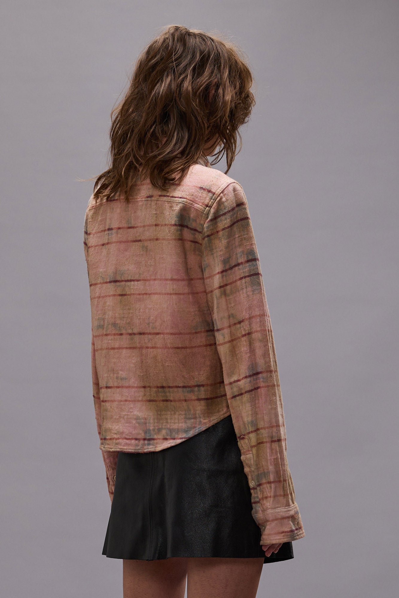 Shrunken Workshirt, Pink Plaid, Hemd