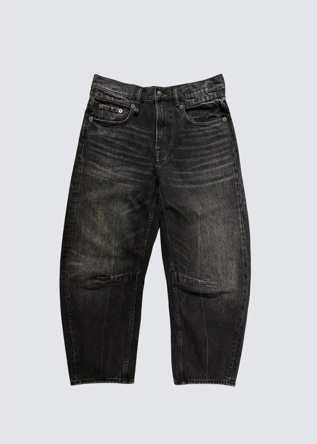 R13, Articulated Knee X-Boyfriend, Brixton Black, Jeans