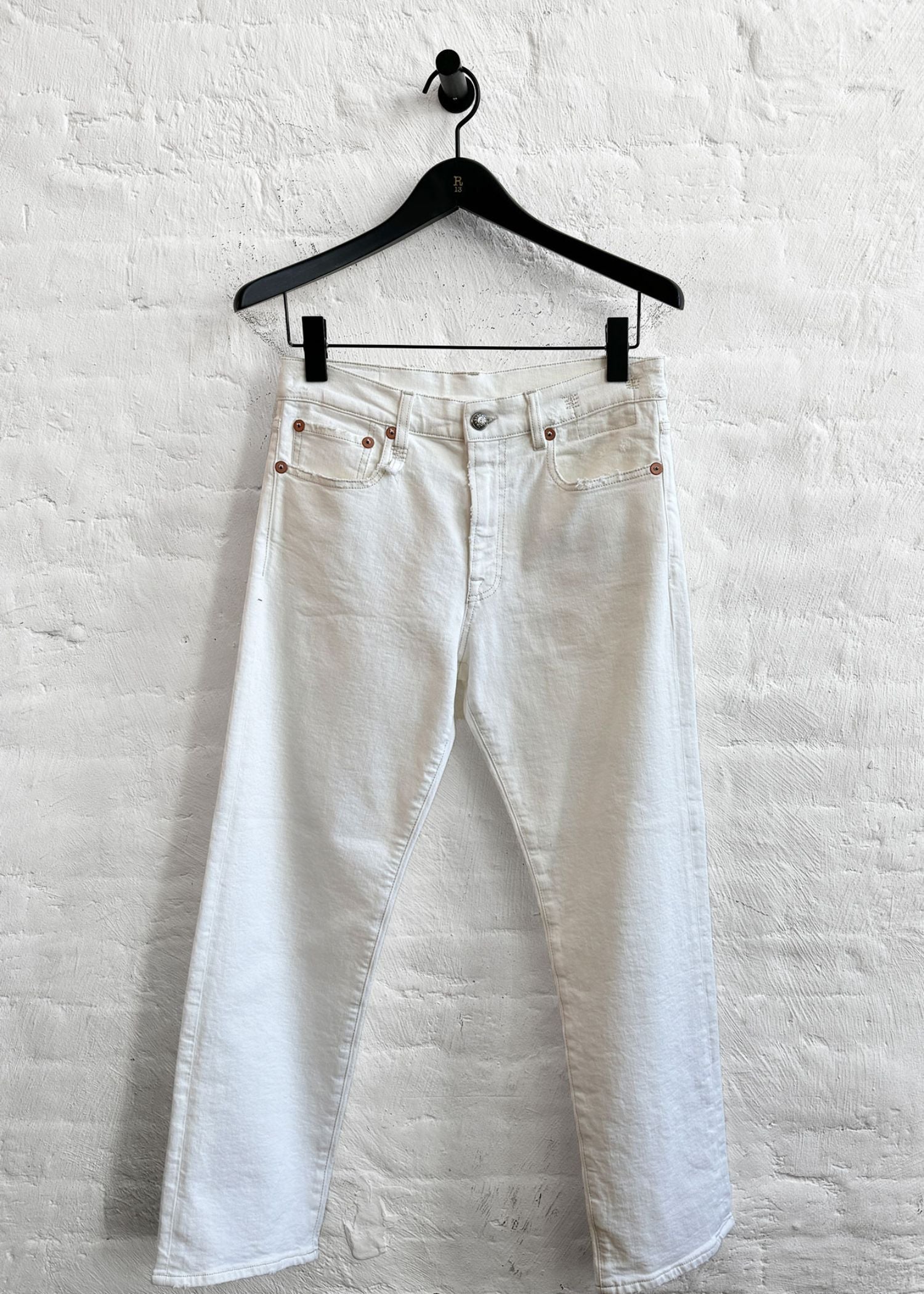 R13, Romeo, Aerin White Stretch, Jeans