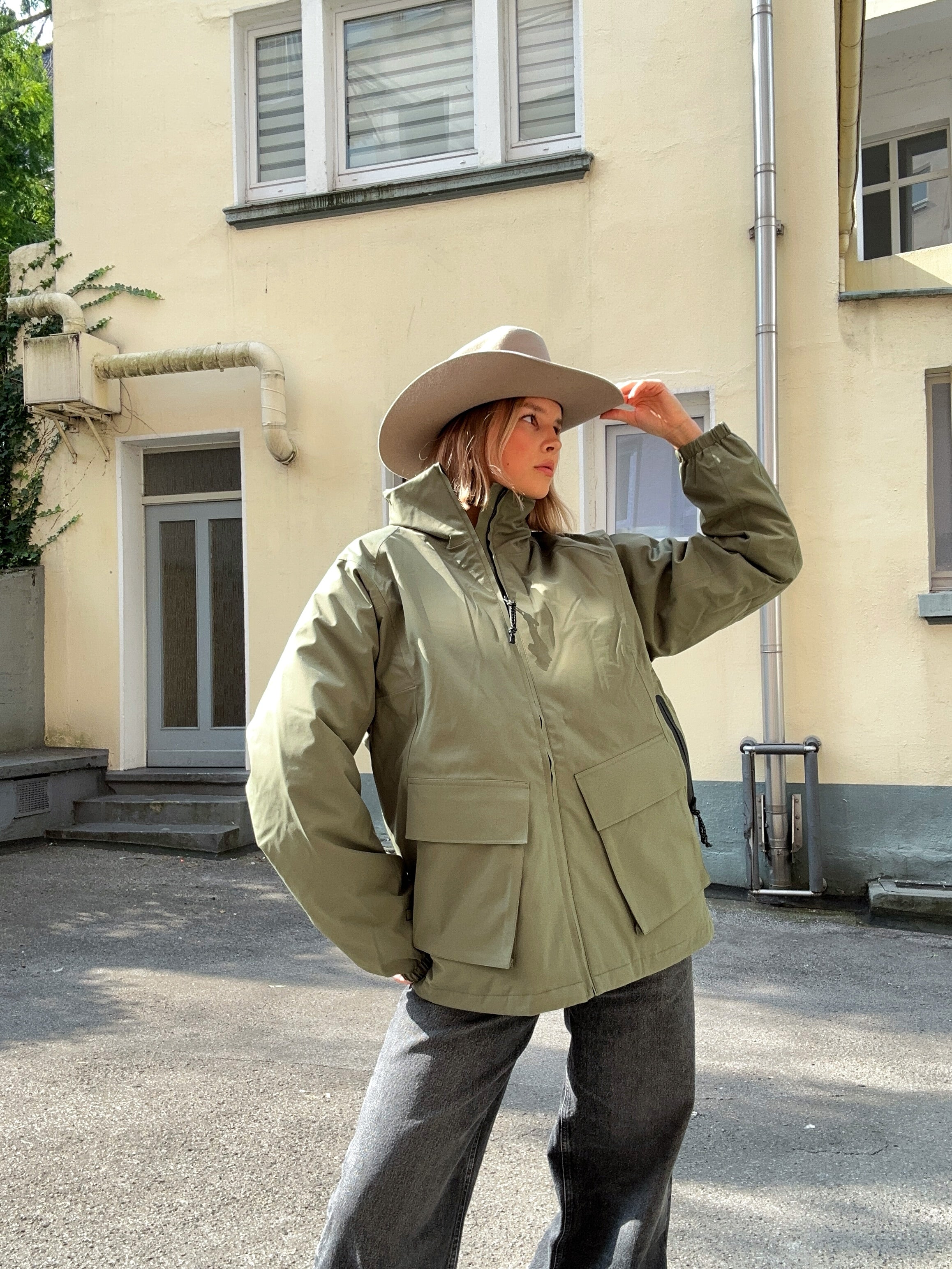 Neil, Deep Lichen Green, Regenjacke