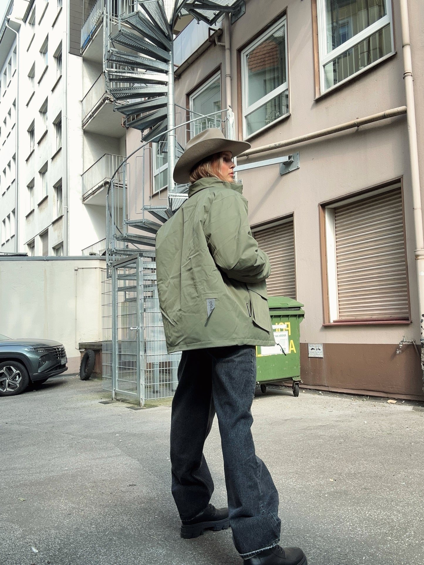 Neil, Deep Lichen Green, Waterproof Jacket