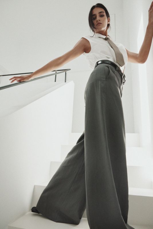 Rossi, Ivon Linen, Dunkelgrau, Hose