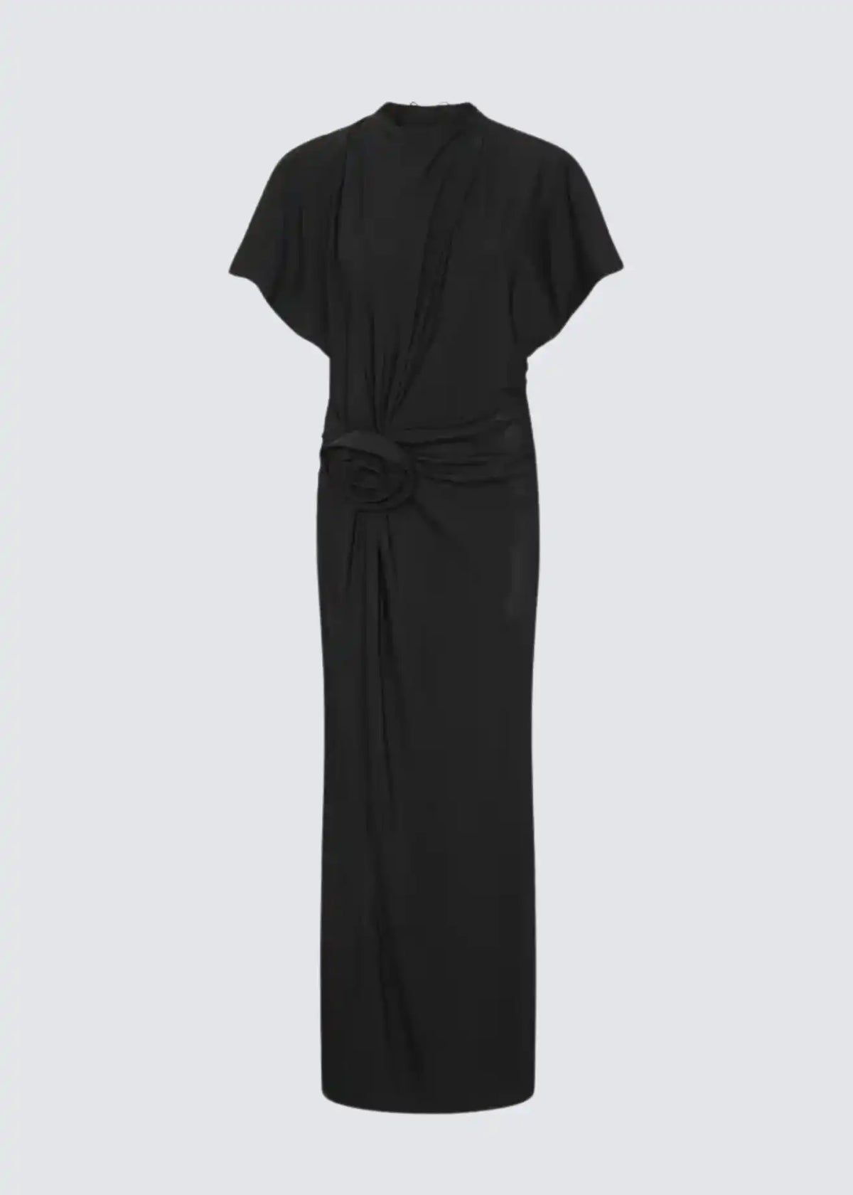 Rotate, Fumino Slit, Black, Maxi-Kleid