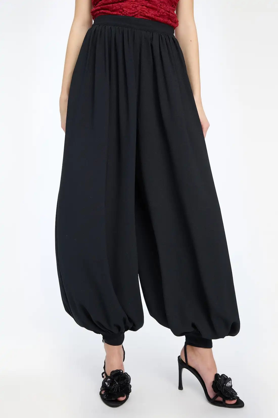 Rotate, Balloon Pleated, Black, Hose