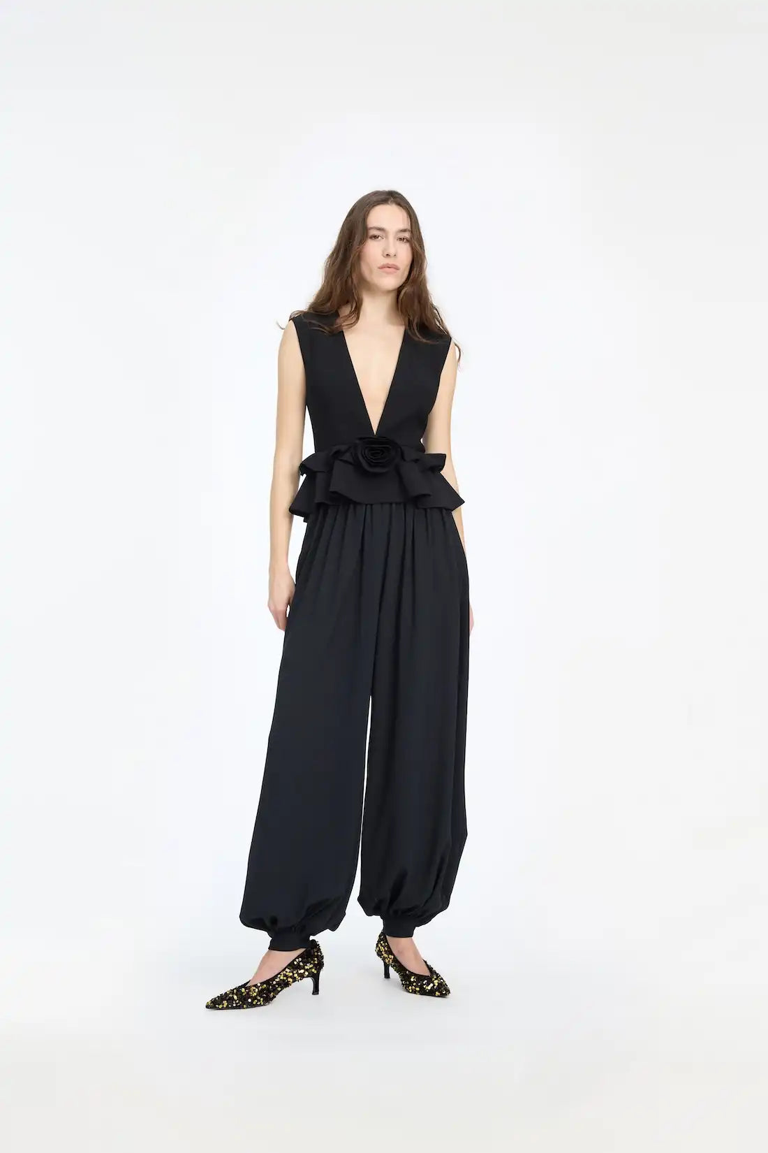 Rotate, Balloon Pleated, Black, Hose