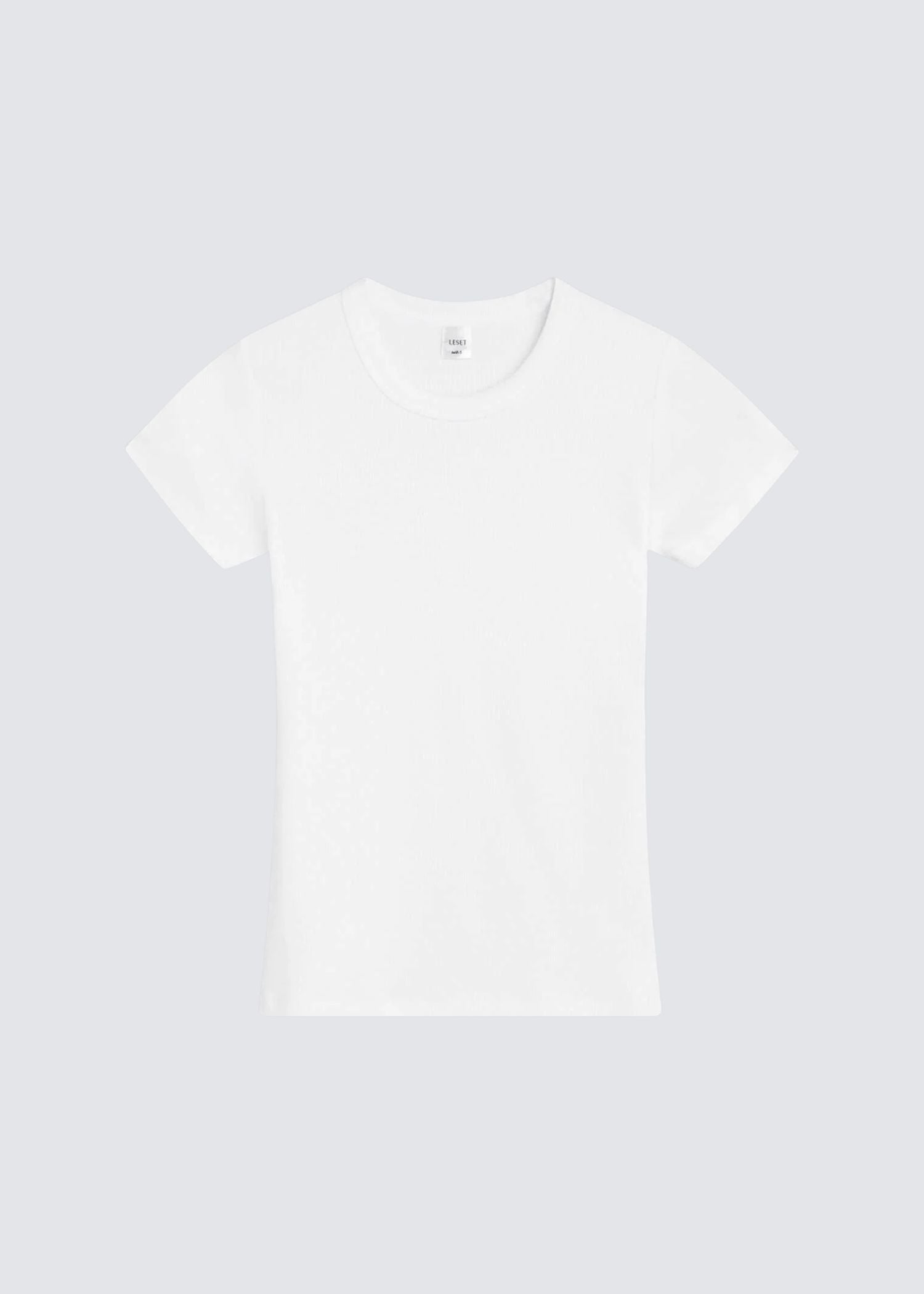 Leset, Kelly Slim, White, T-Shirt