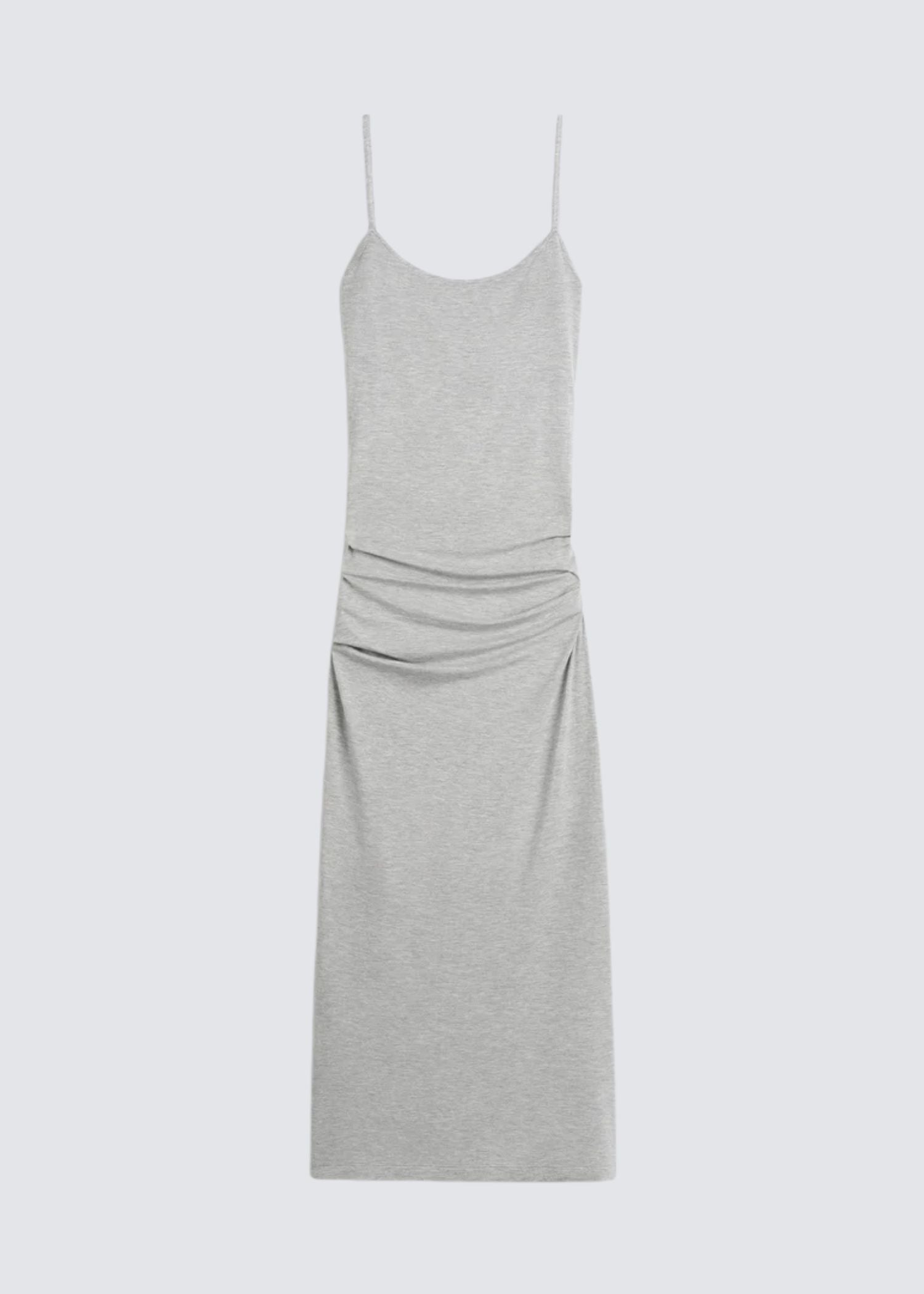 Toteme, Draped Slip, Pale Grey Melange, Kleid