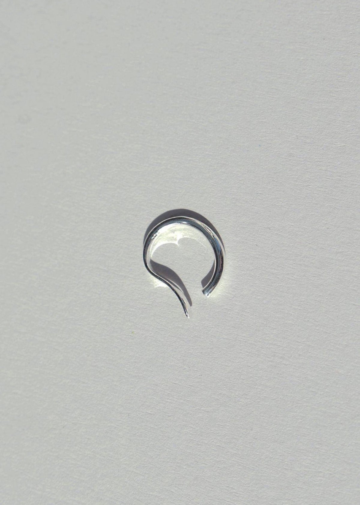 Saskia Diez, Wire Bold No1, Silver, Earcuff