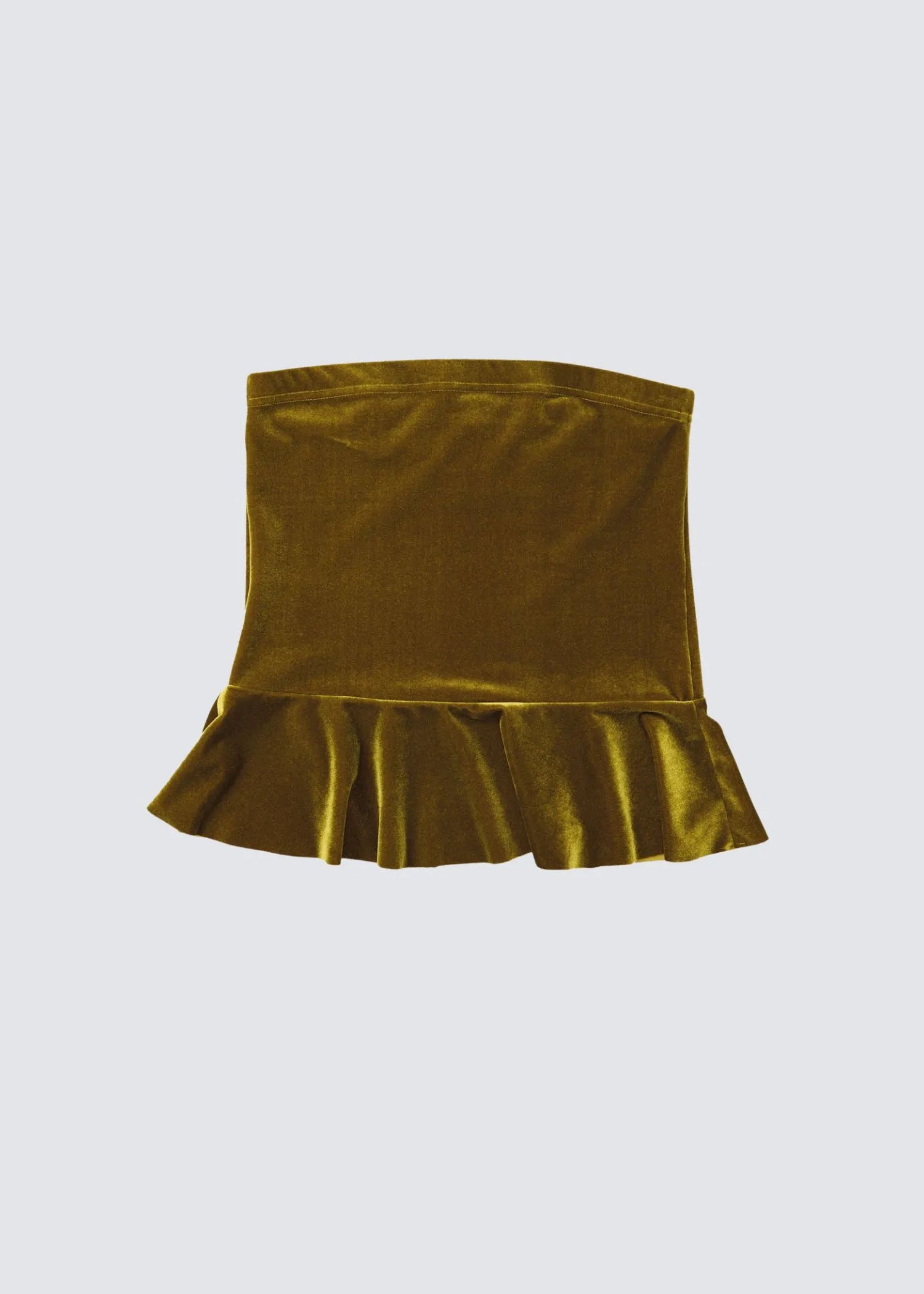 Simone Wild, Velvet Volant, Pear, Top / Rock