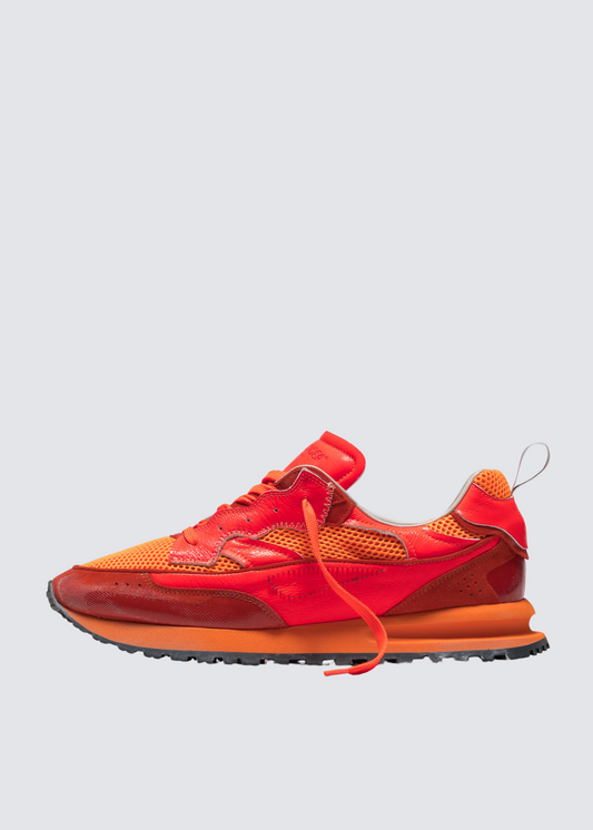 Threedome, Ginger/Fluo Orange, Sneakers 