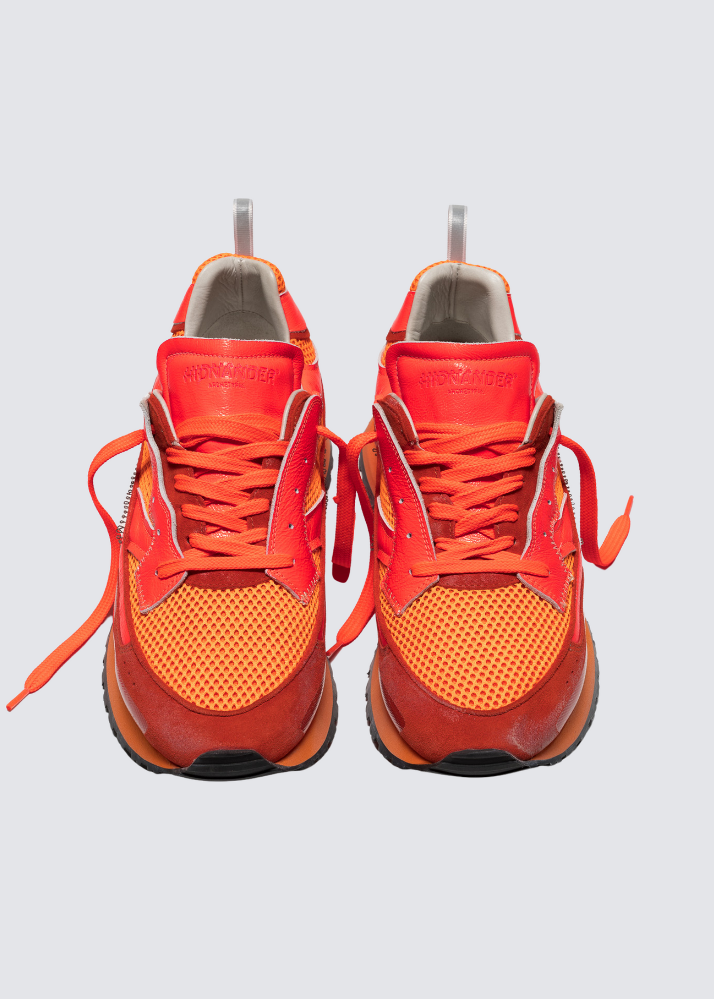 Threedome, Ginger/Fluo Orange, Sneaker