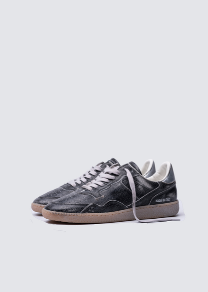 Mega T, Crinkle Black/Silver, Sneaker