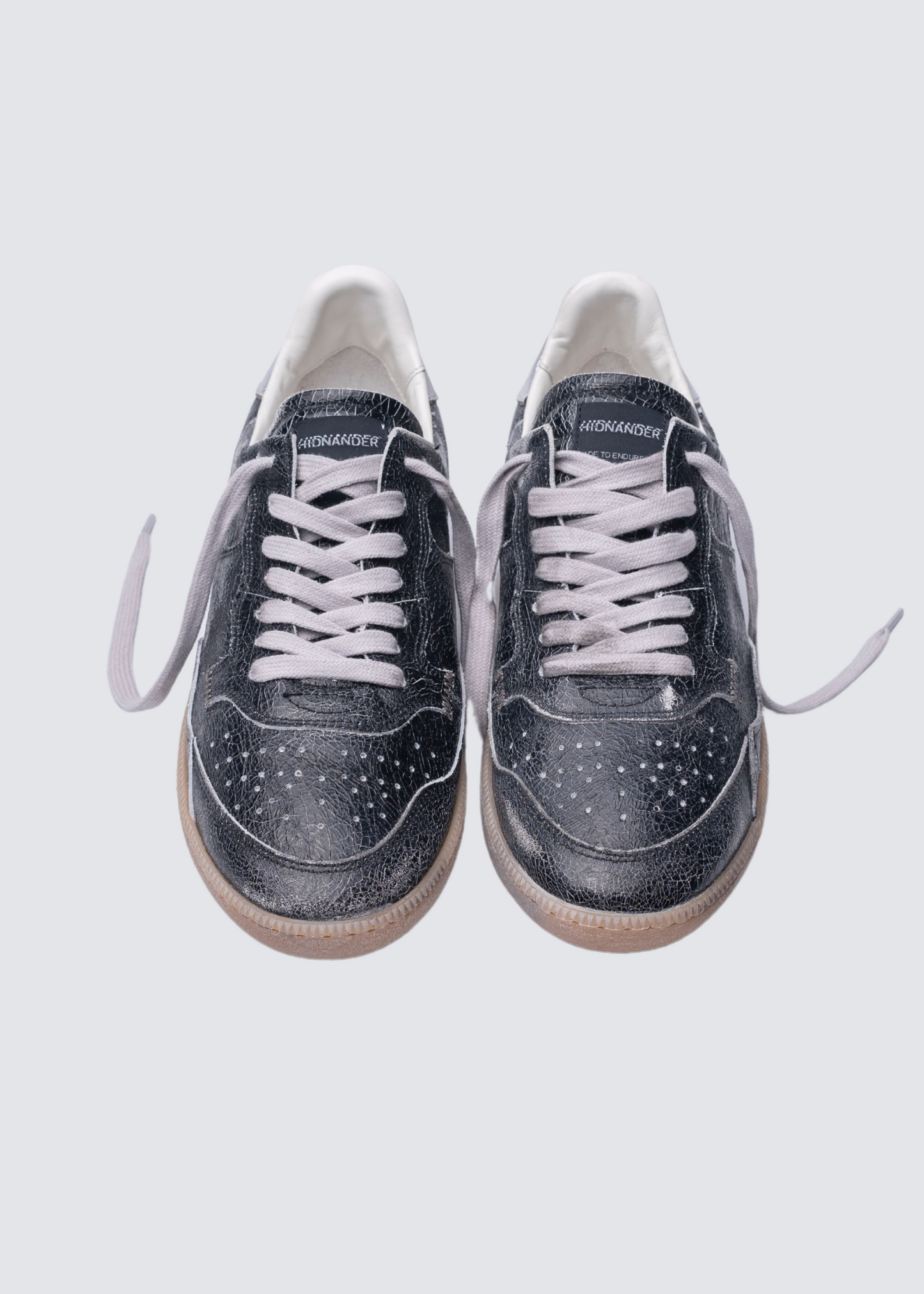 Mega T, Crinkle Black/Silver, Sneaker