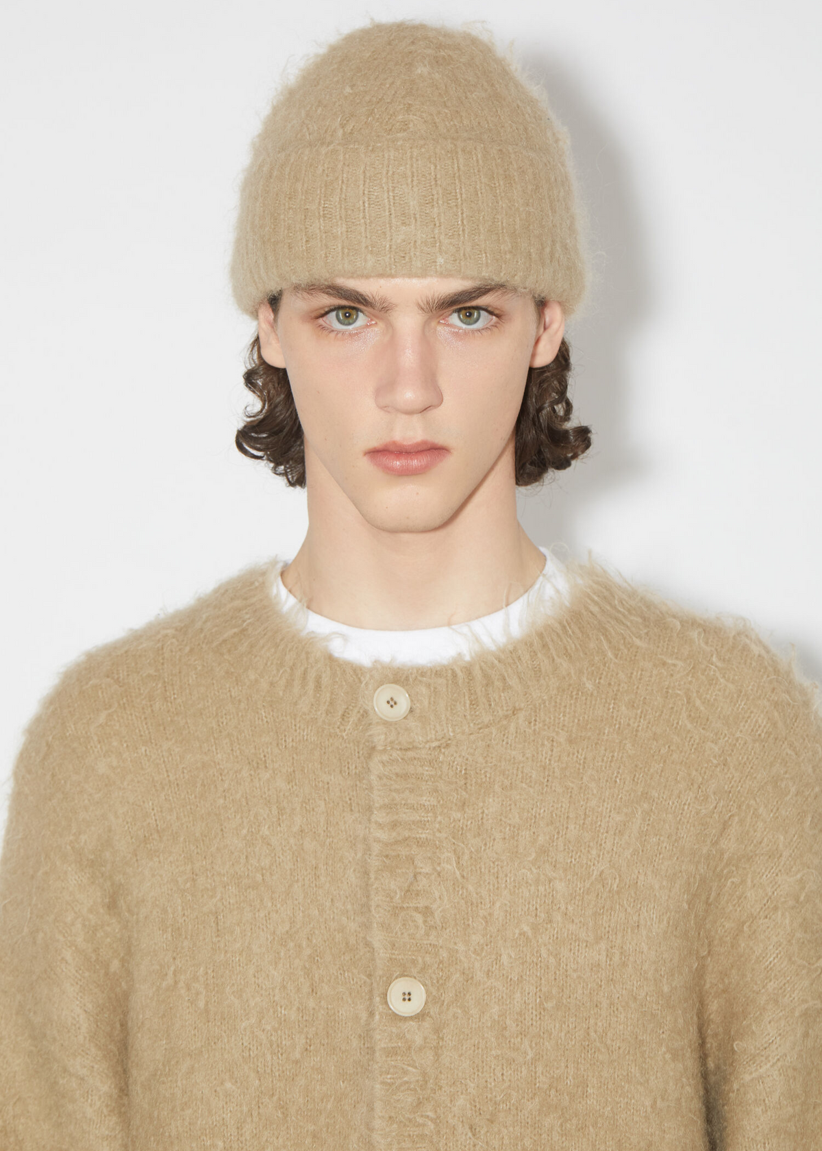 Acne Studios, Dark Beige, Mütze