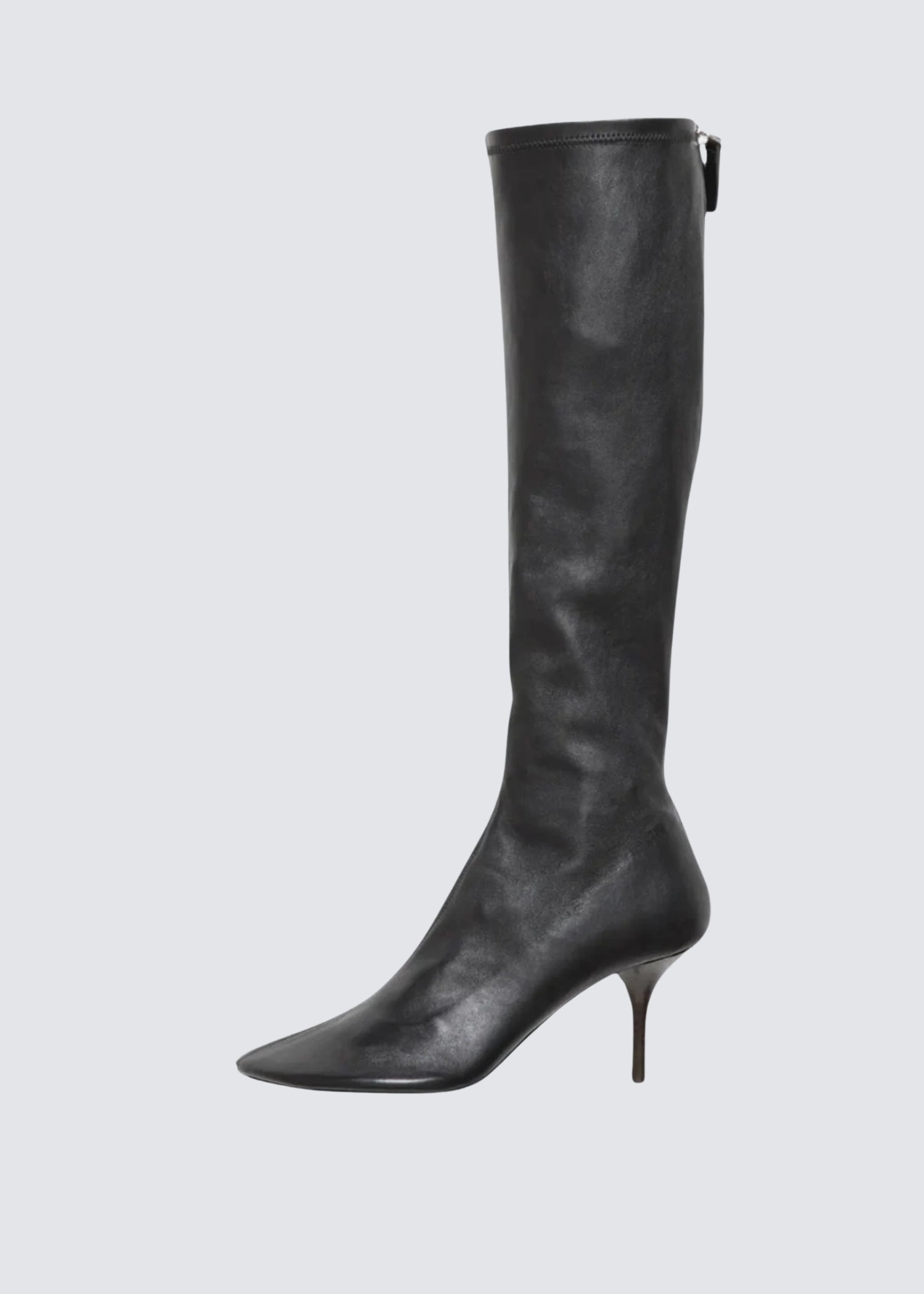 Heeled Boots, Black, Boots 