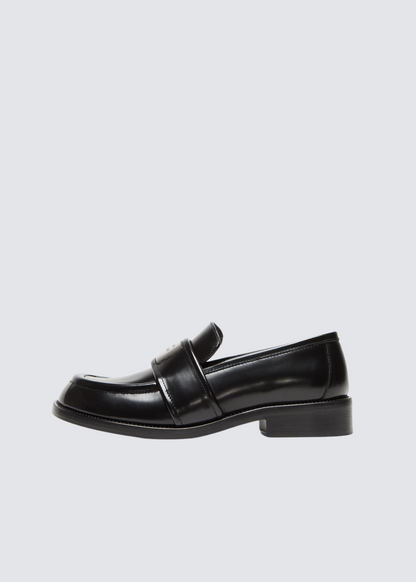 Chunky, Black, Loafer