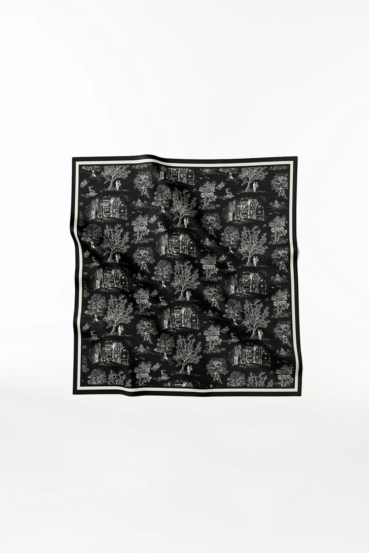 Toile Valentine Black Scarf 