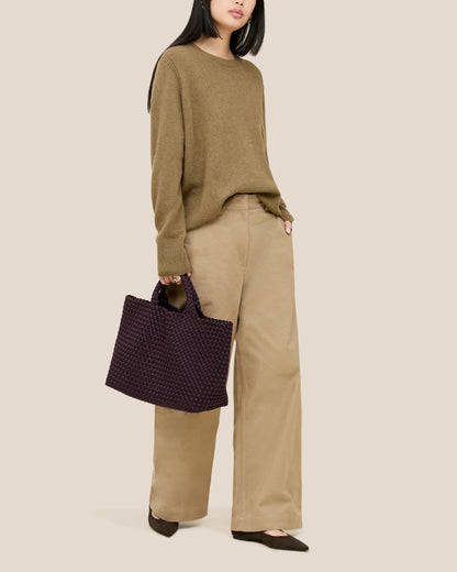 St. Barth, Aubergine, Medium Bag