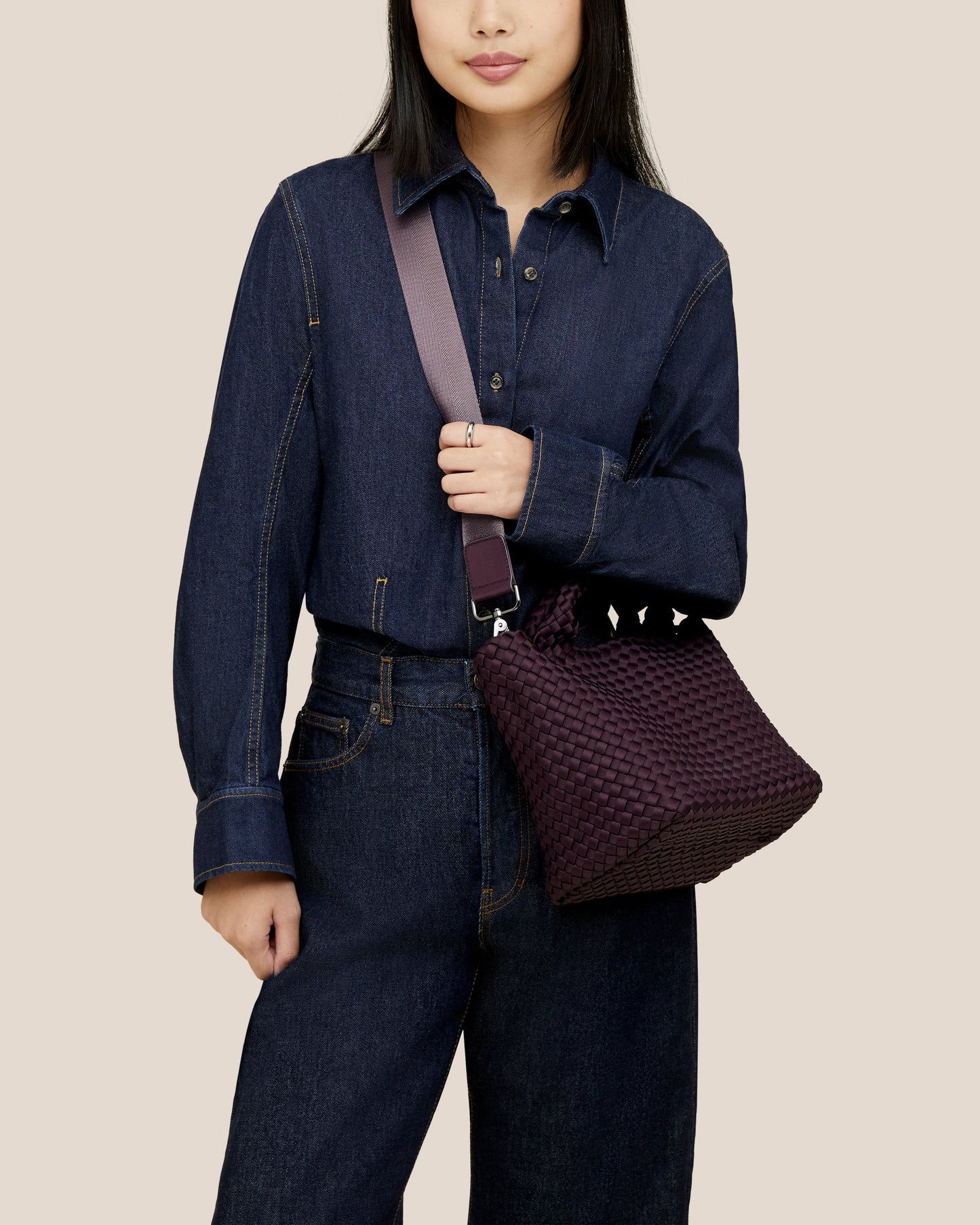 St. Barth, Aubergine, Small Bag