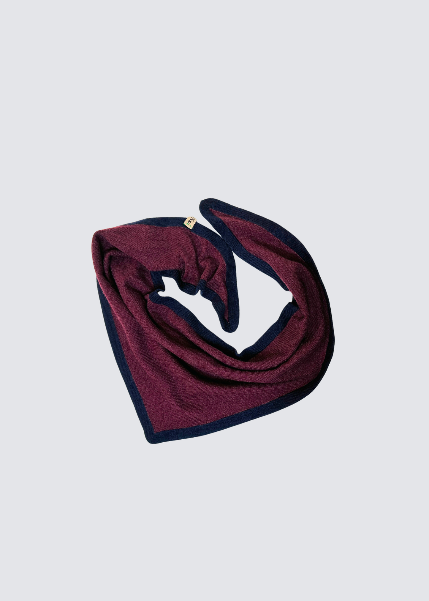 Triangle Duo, Bordeaux/Navy, Schal