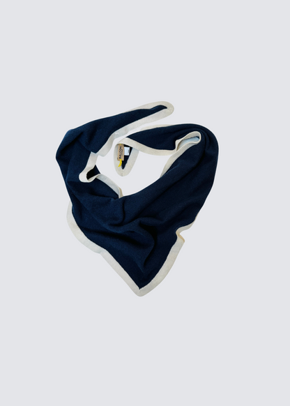 Triangle Duo, Navy/Creme, Schal