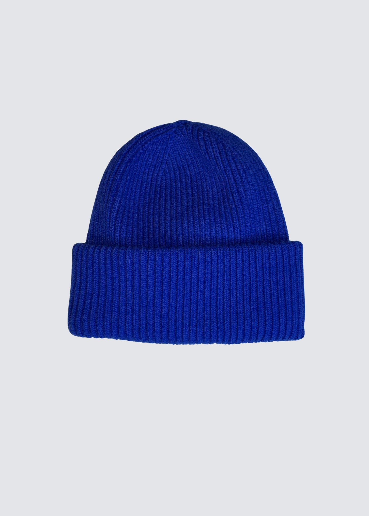 Blaue Studio 1893 Mütze mit Breitem Bund. Flat Shot.