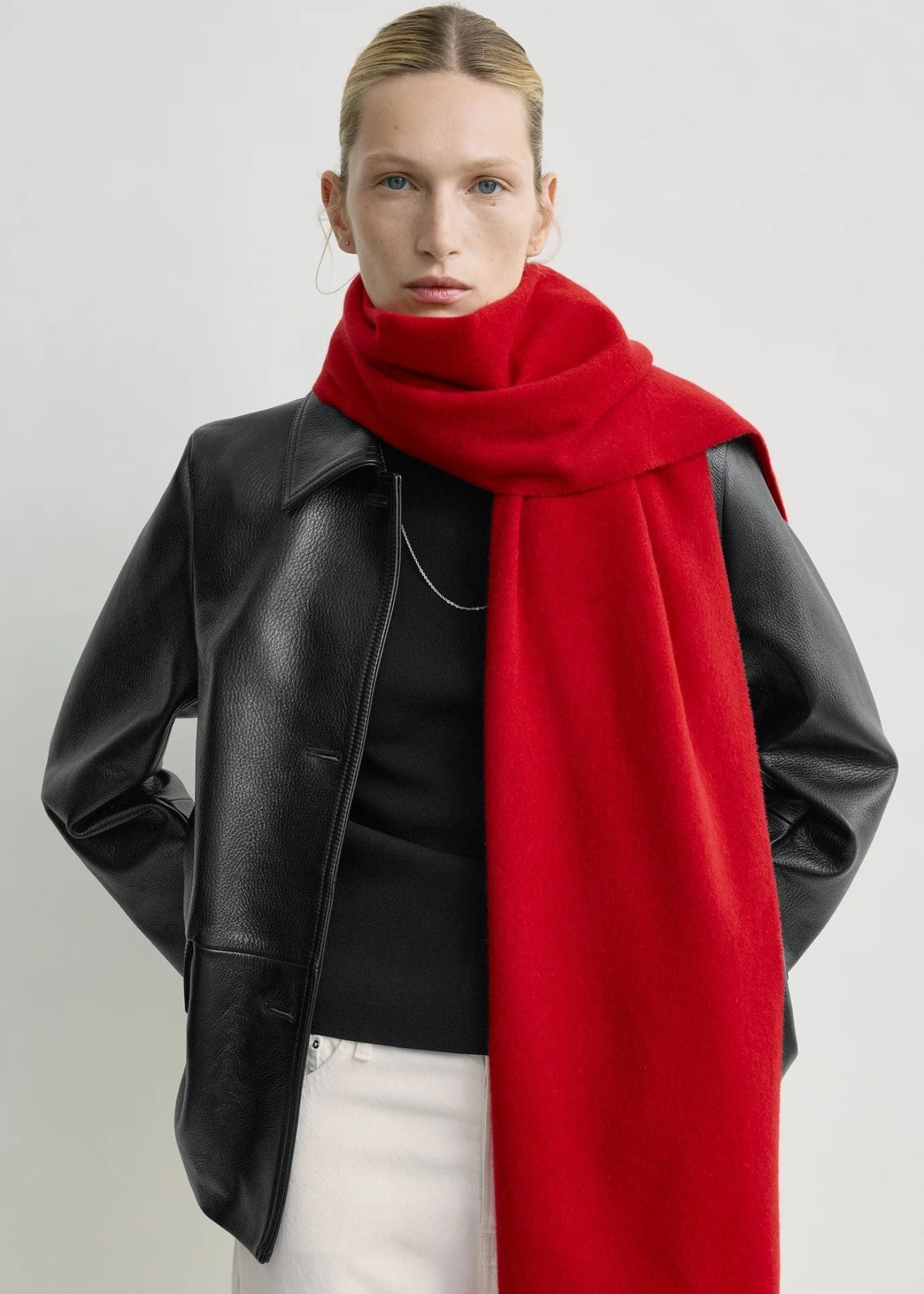 Toteme, Cashmere, Red, Schal