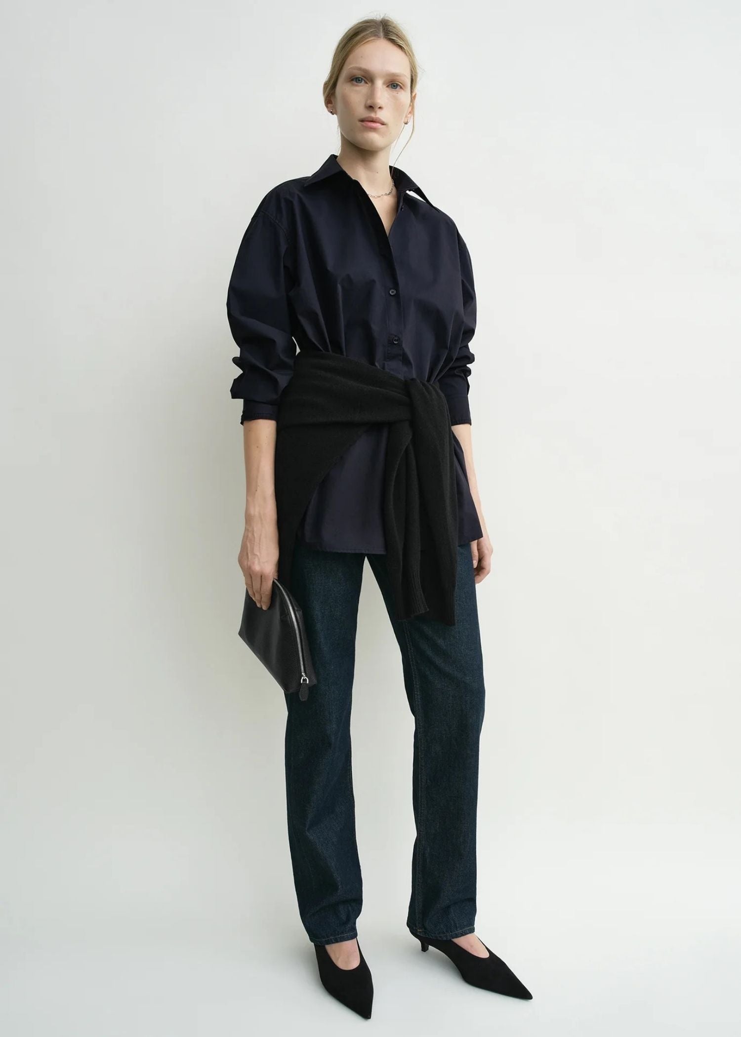 Toteme, Classic Tumbled, Midnight, Hemd