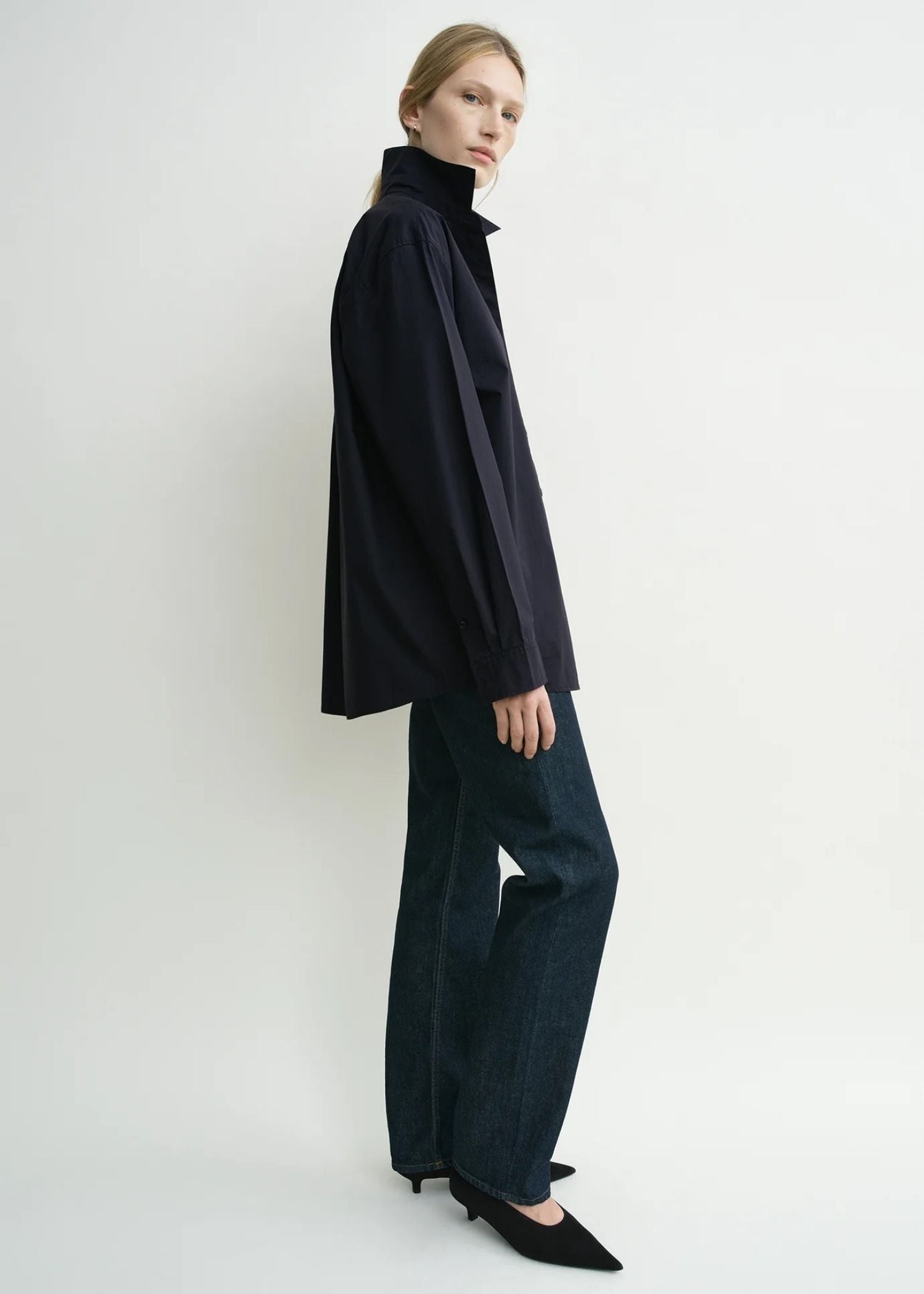 Toteme, Classic Tumbled, Midnight, Hemd