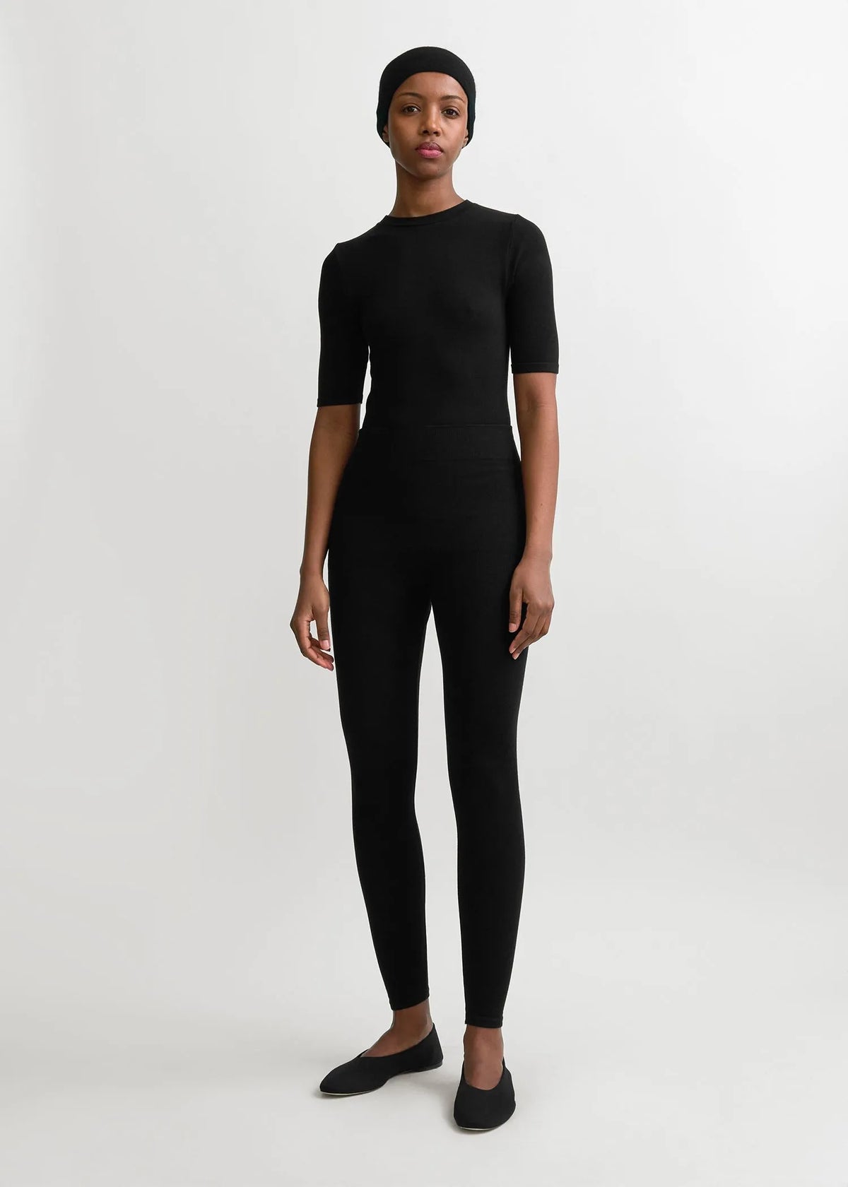 Ripped Leggings, Black, Leggings 