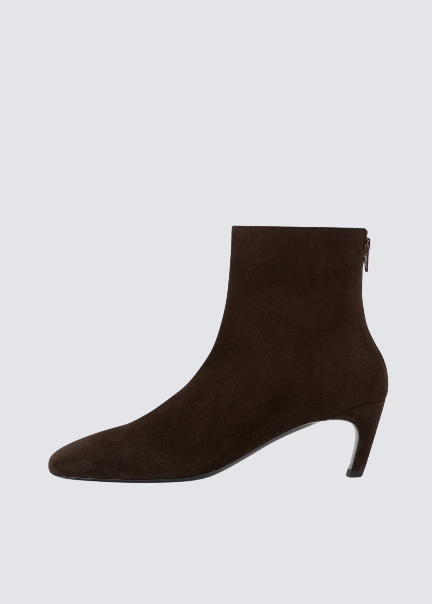 Toteme, Soft Suede Ankle, Brown, Boots